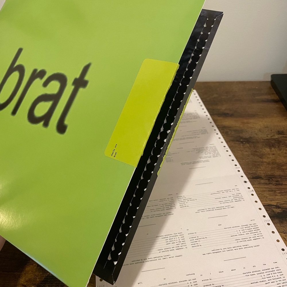 Charli xcx “brat” 360_brat EXCLUSIVE PICTURE DISC 12” Vinyl LP - Picture 5 of 5